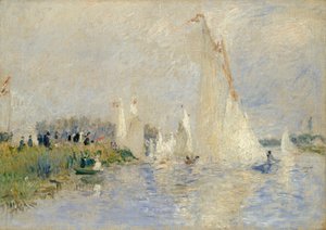 Regatta i Argenteuil, 1874 af Pierre Auguste Renoir